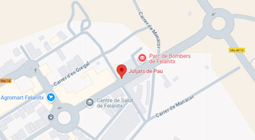 plano Registro Civil Juzgado de Paz de Felanich